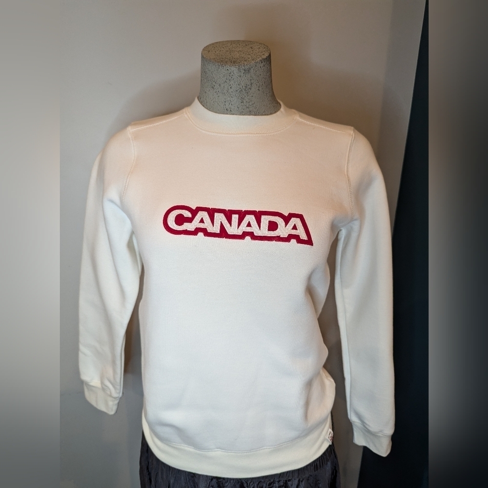 Canada Olympic Team Cotton sweat shirt, XS/S women 14 youth HBC - Picture 3 of 14